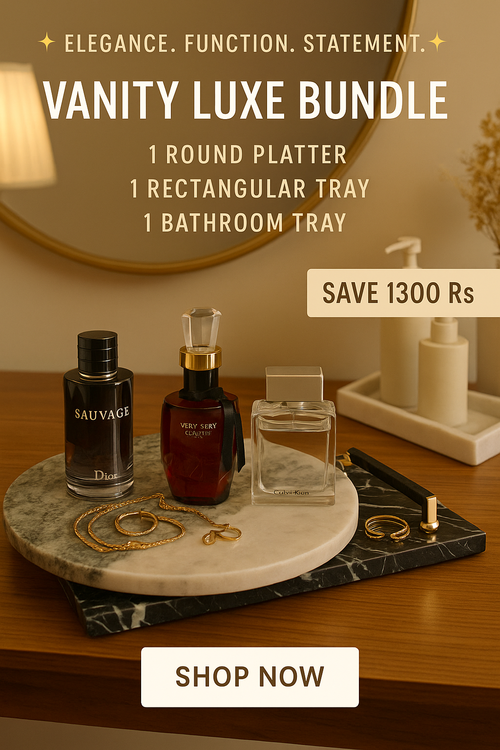 Vanity Luxe Bundle — The Ultimate in Sophisticated Utility
