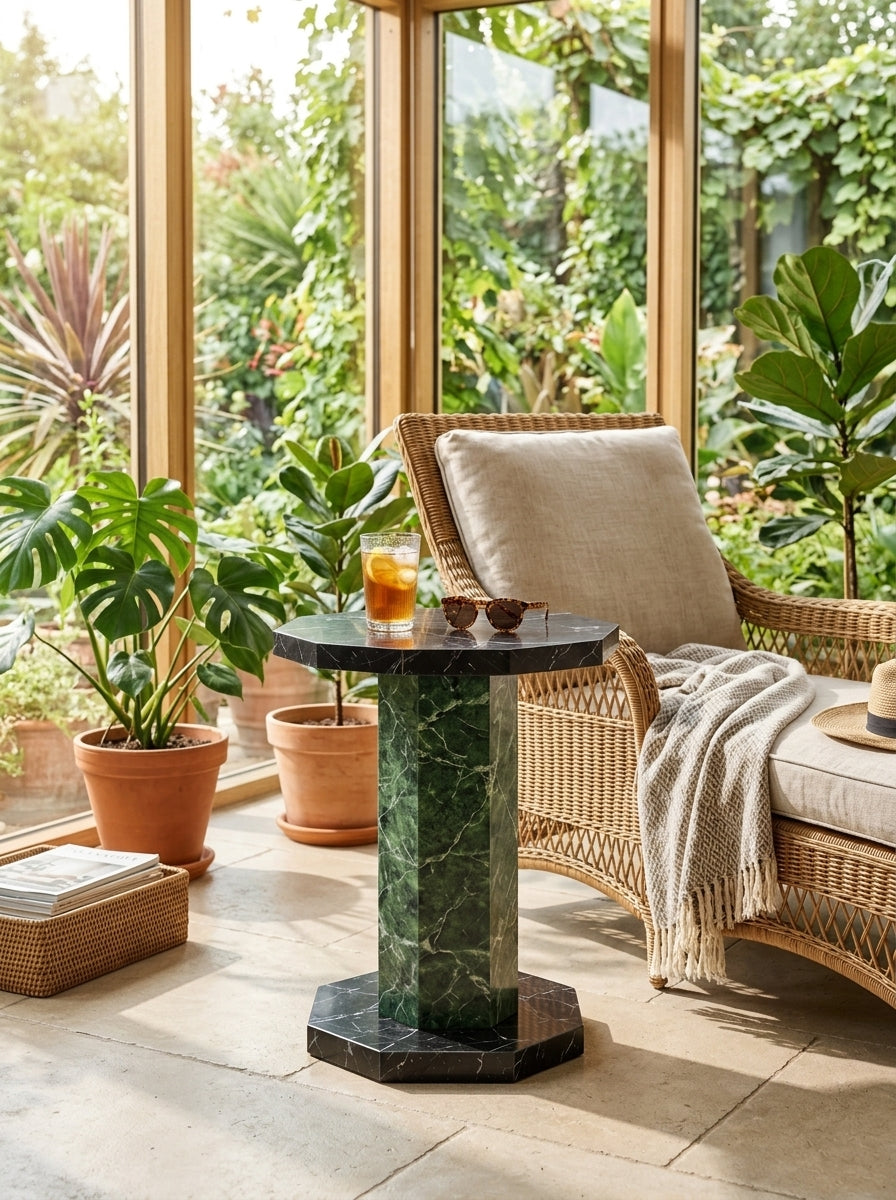 Emerald Green Side Table