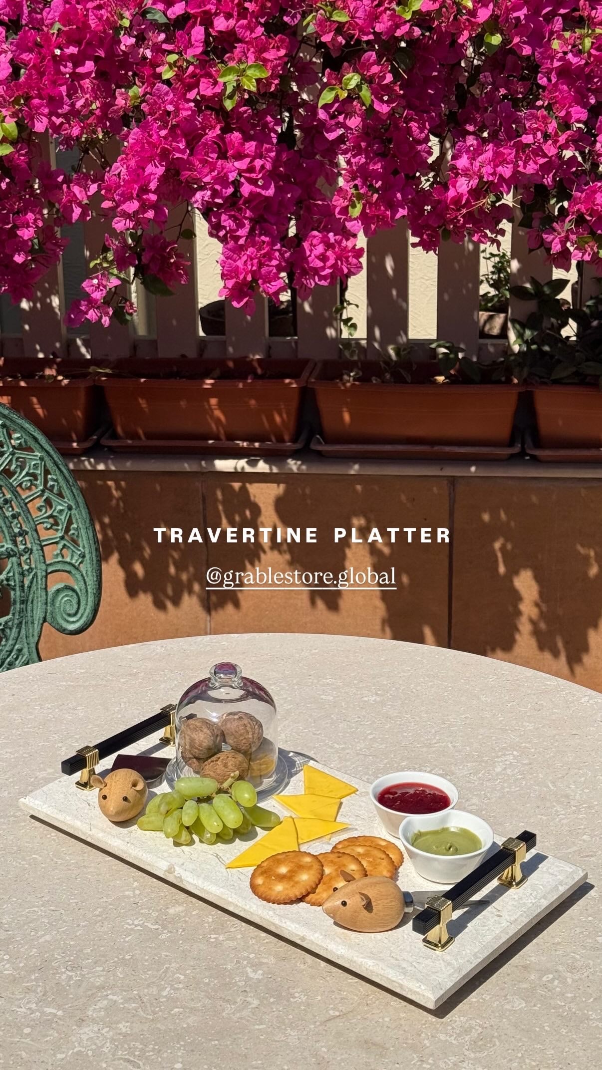 Cream Luxury Rectangle Platter