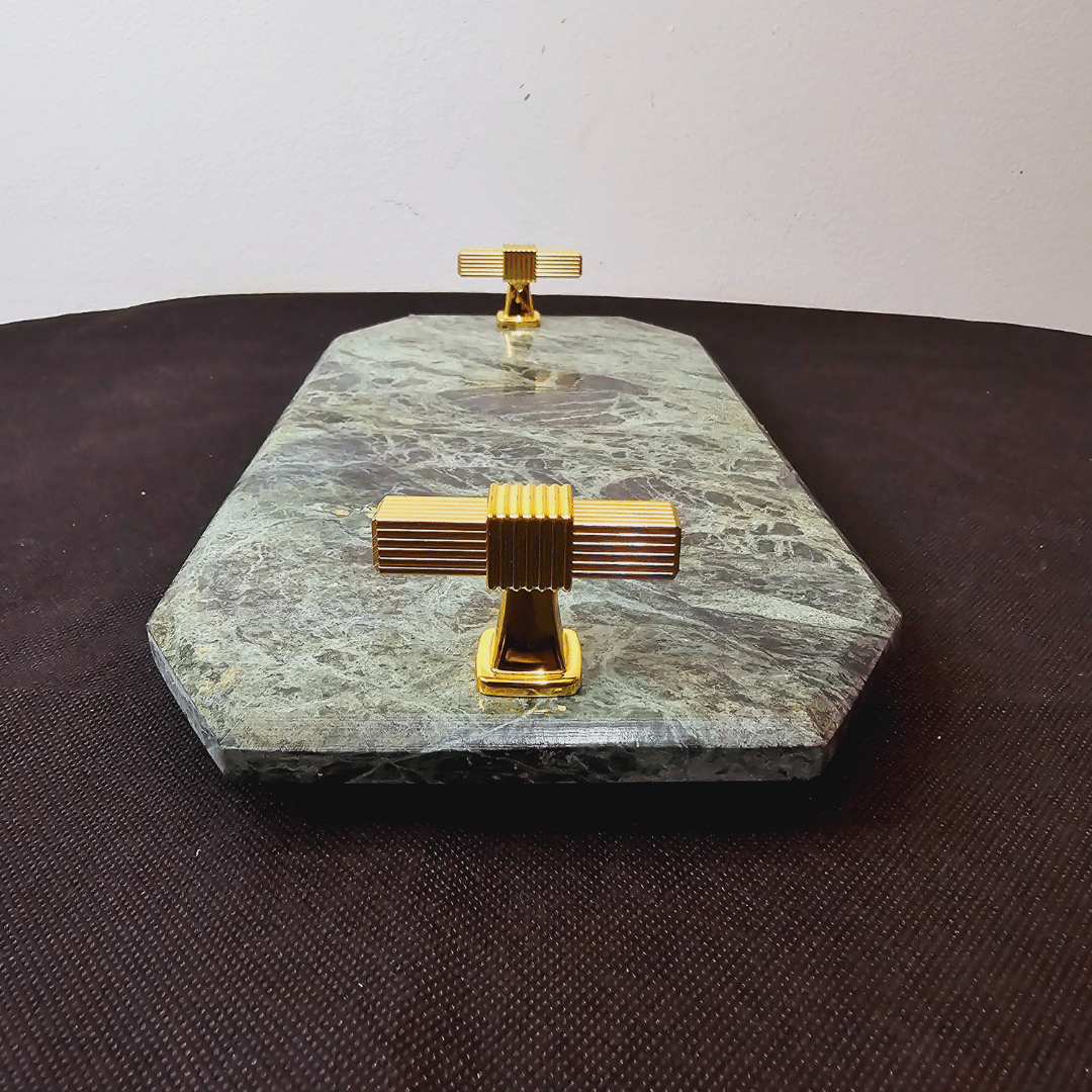 Green Majesty Marble Tray