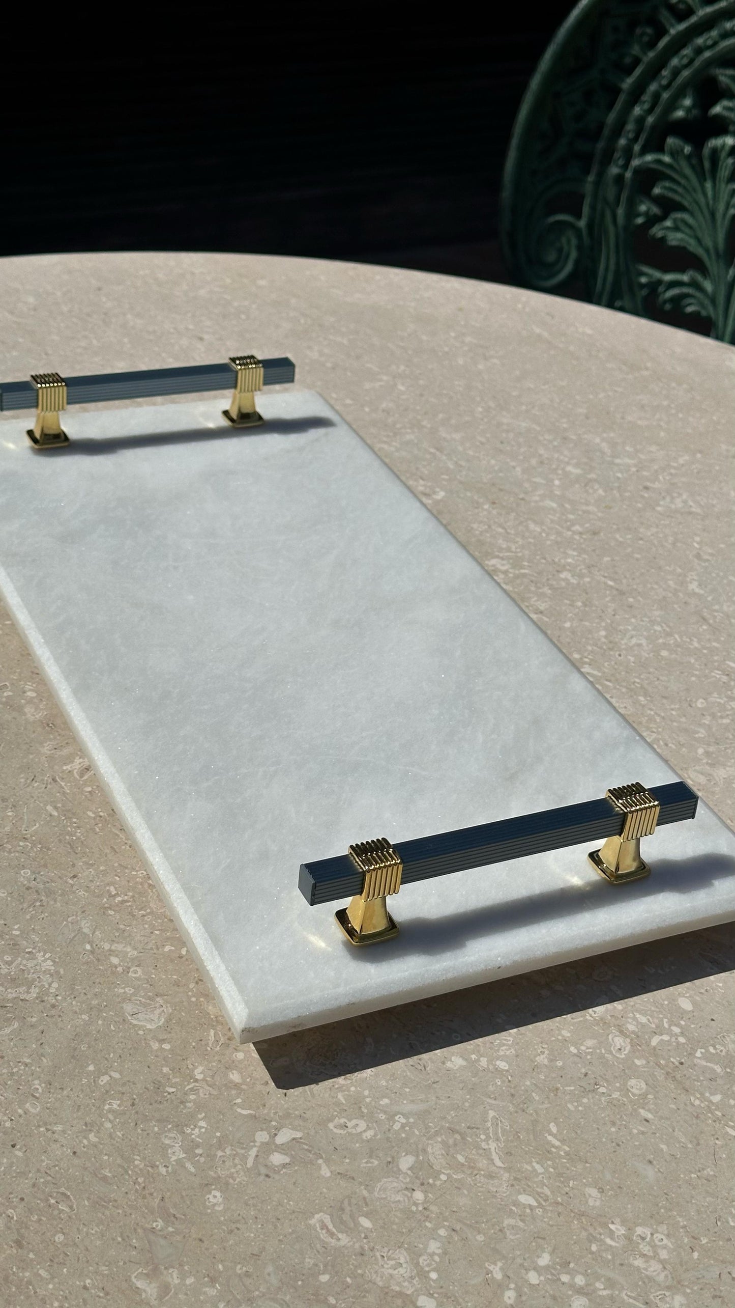 Carrara White Rectangle Platter