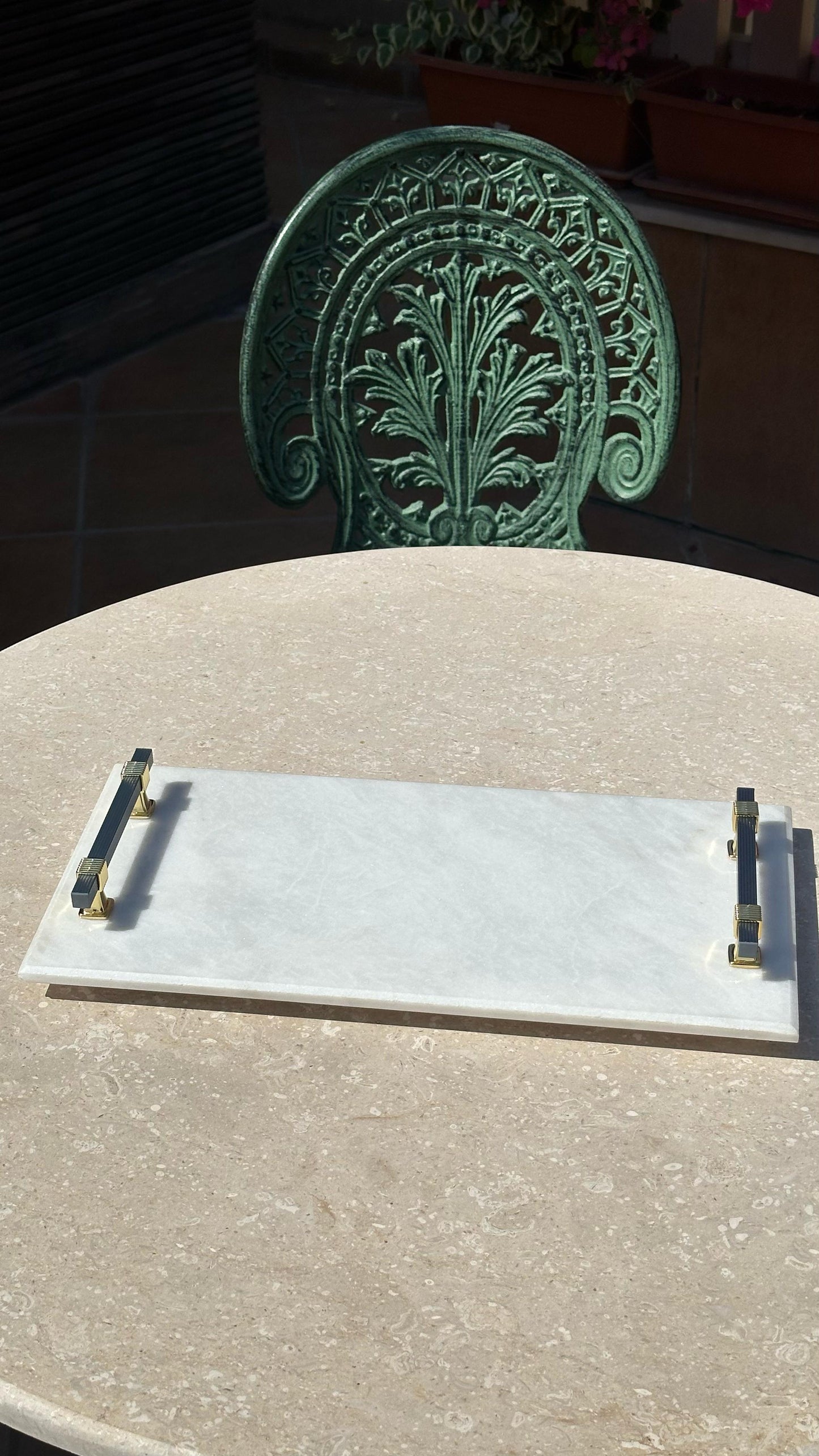 Carrara White Rectangle Platter