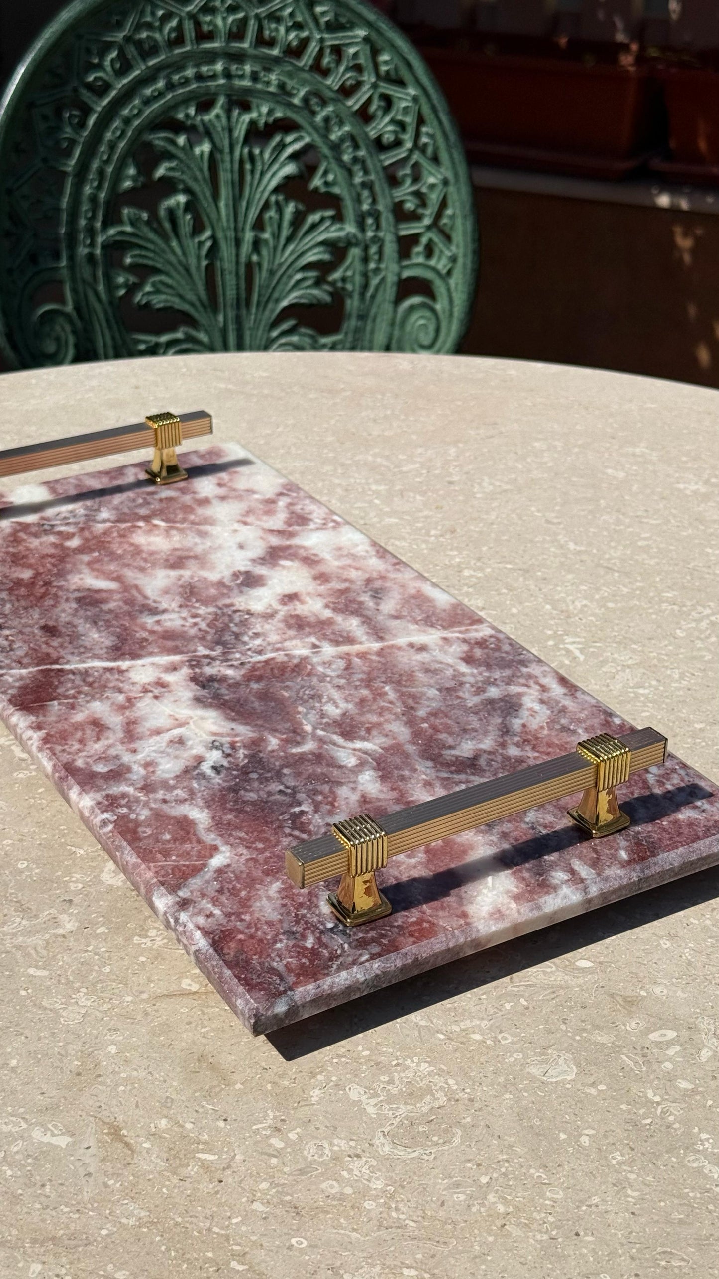 Red Velvet Rectangle Platter