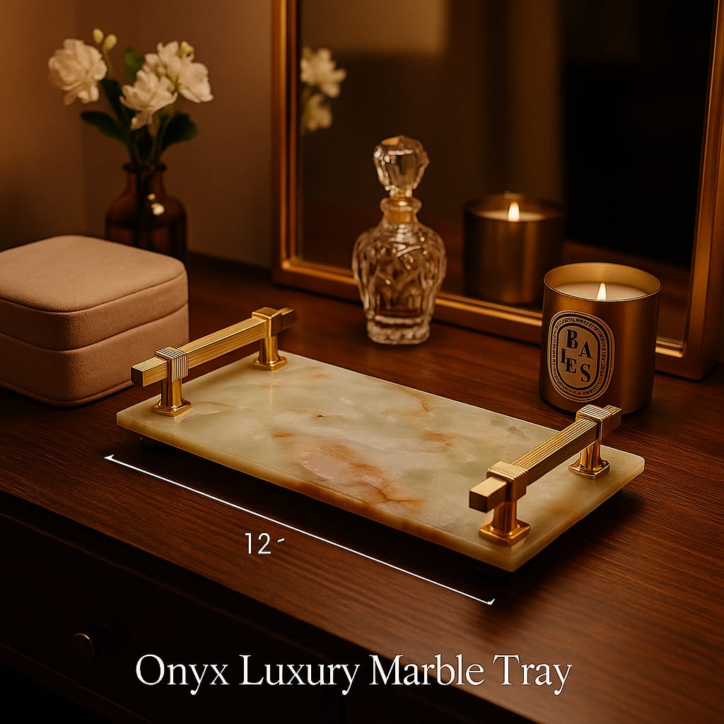 Onyx Luxury Marble Tray