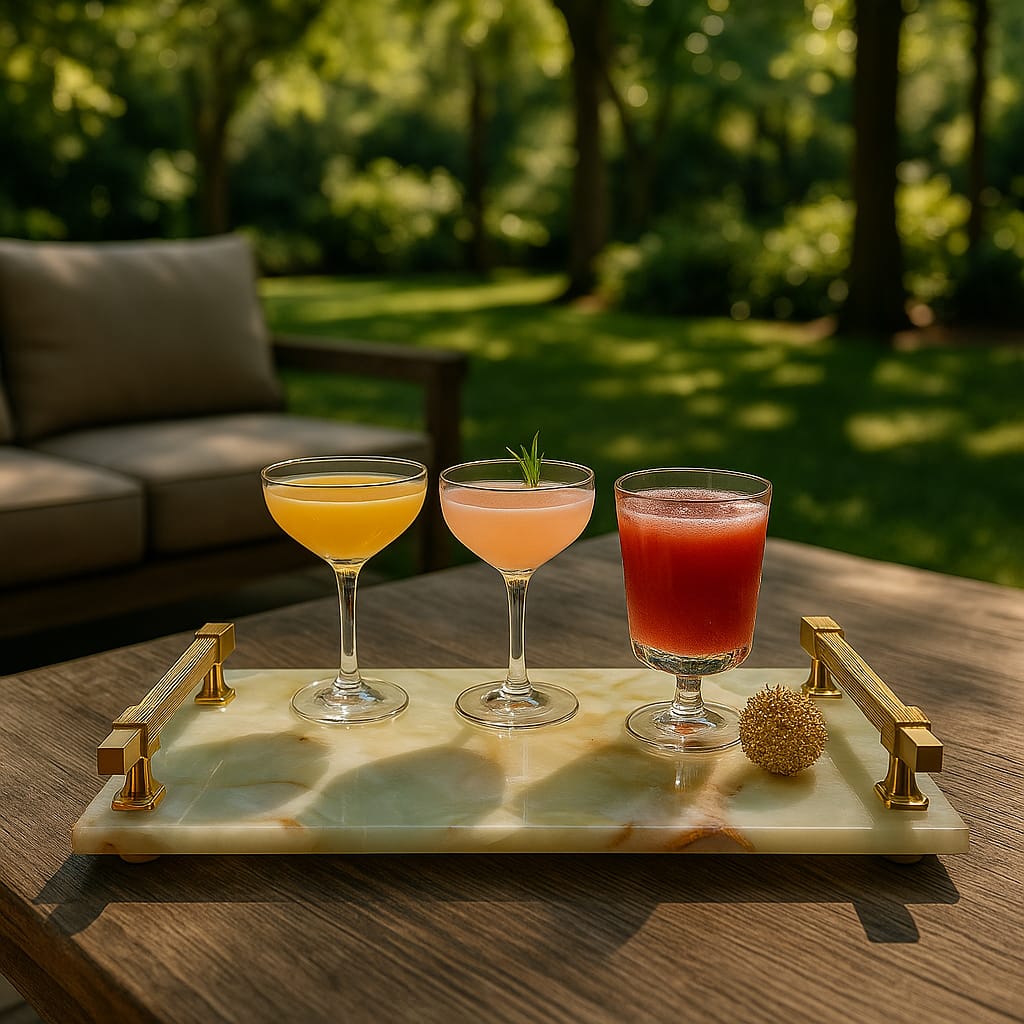 Onyx Luxury Marble Tray