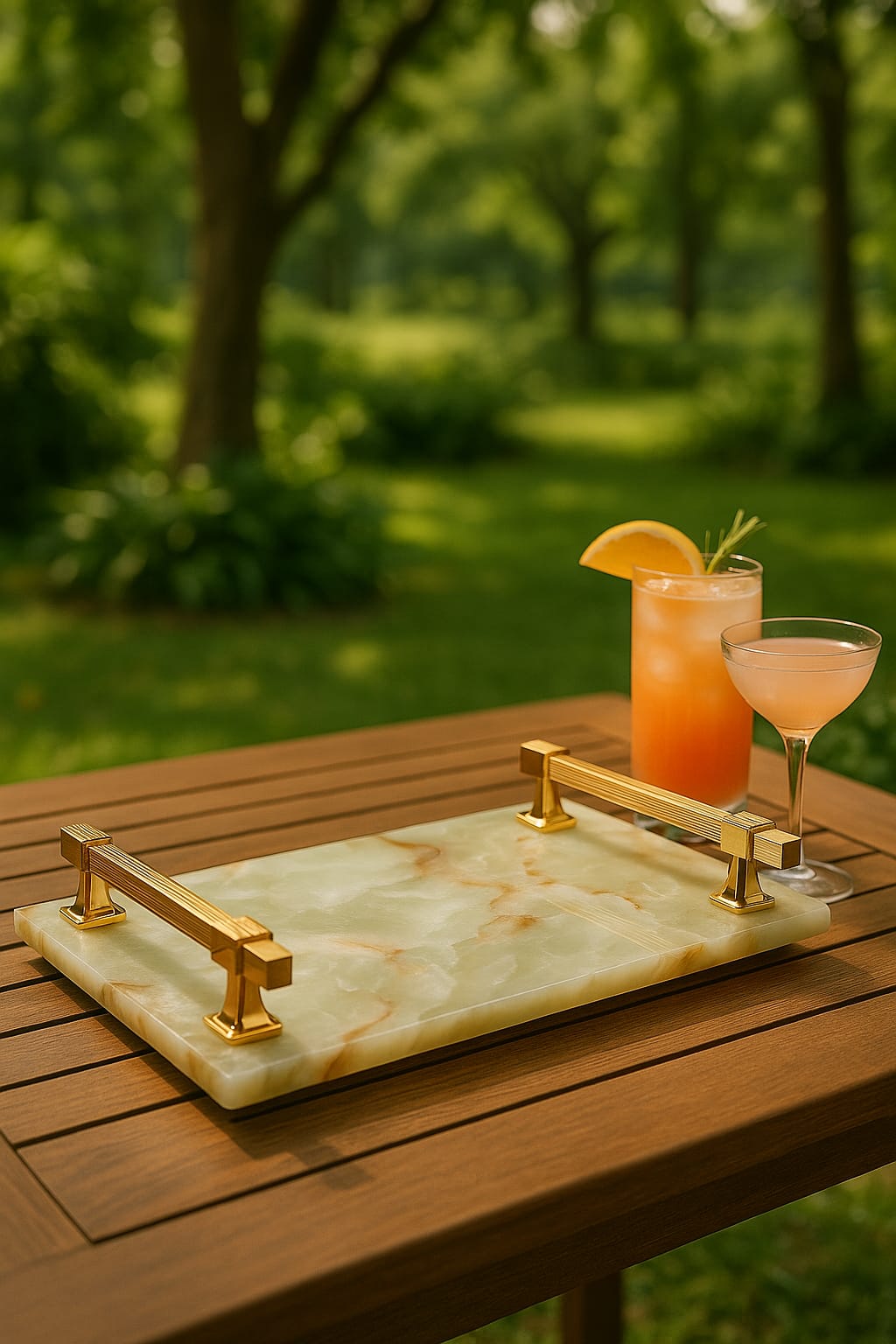 Onyx Luxury Marble Tray