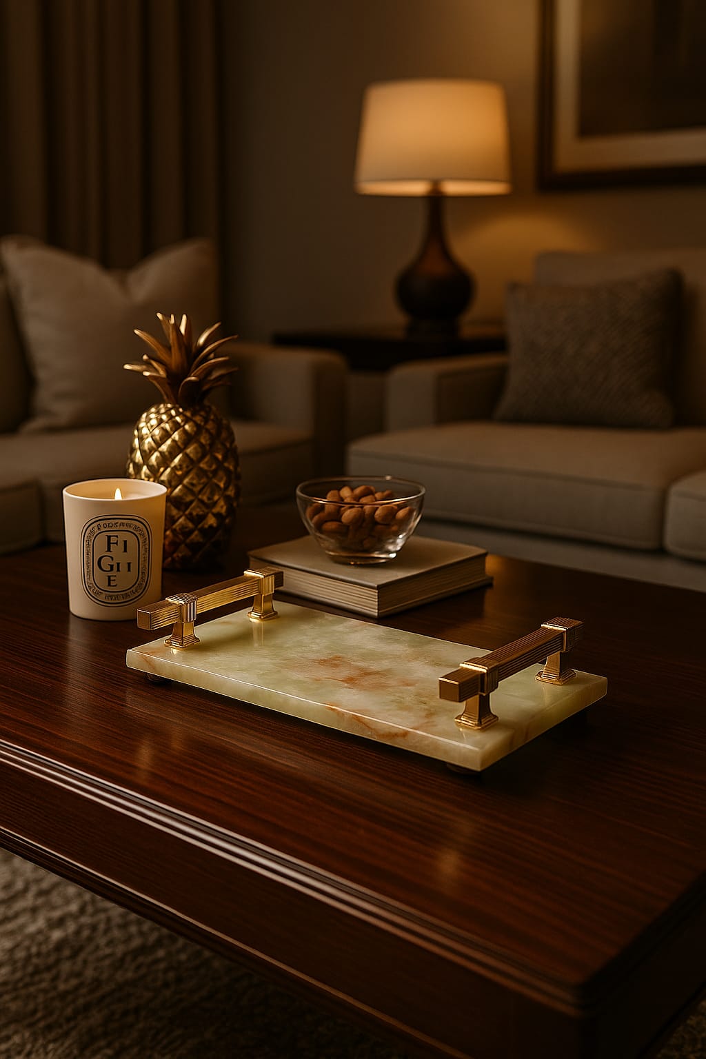 Onyx Luxury Marble Tray