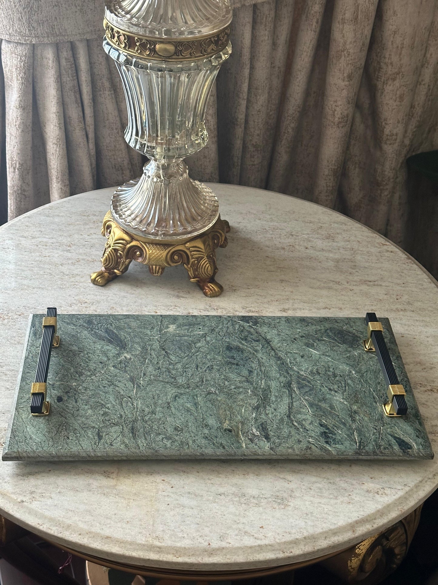 Green Luxury Rectangle Platter