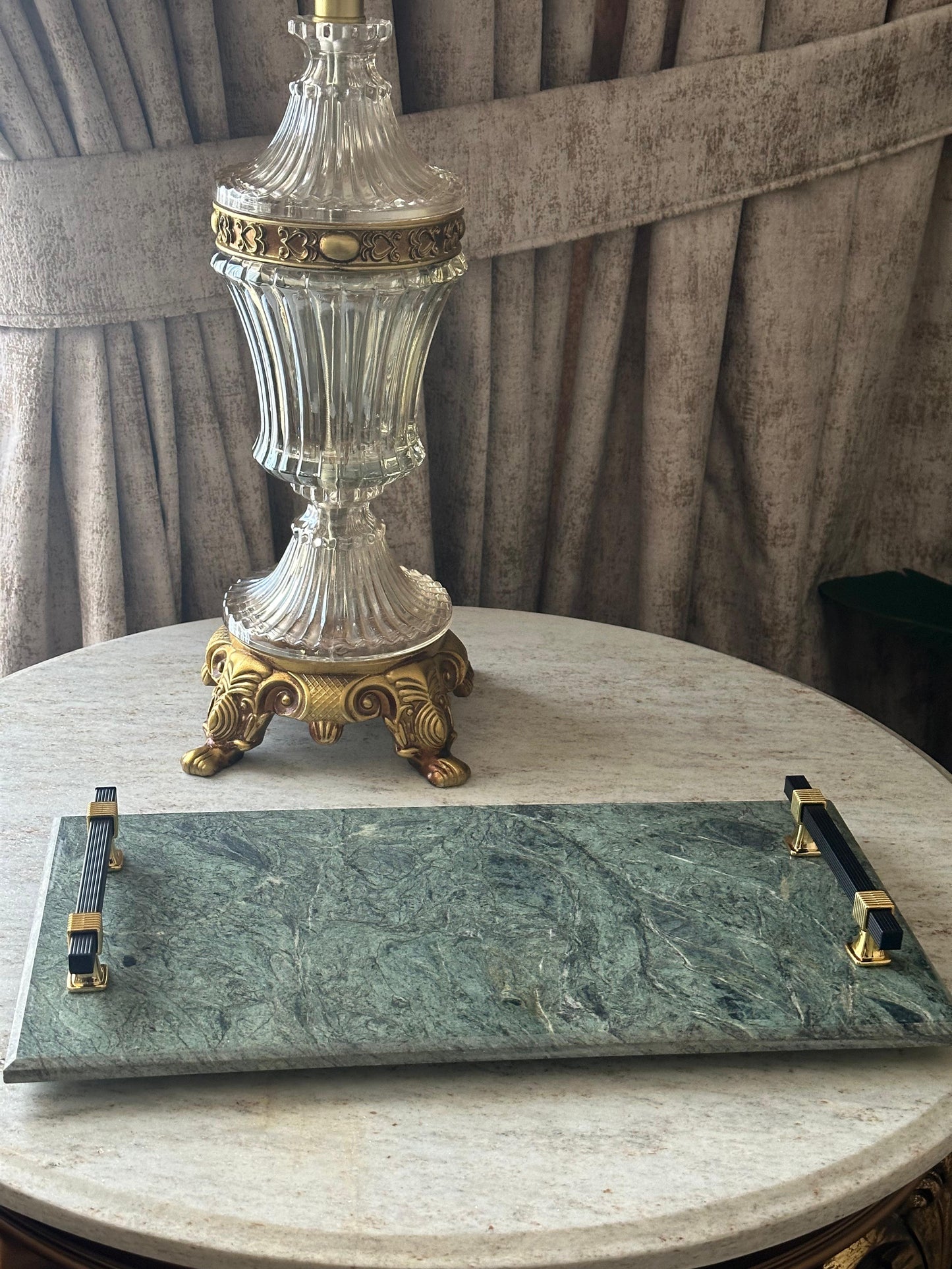 Green Luxury Rectangle Platter
