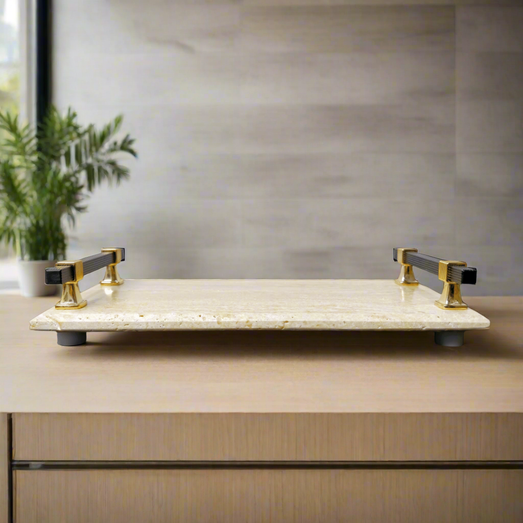 Cream Luxury Marble Tray