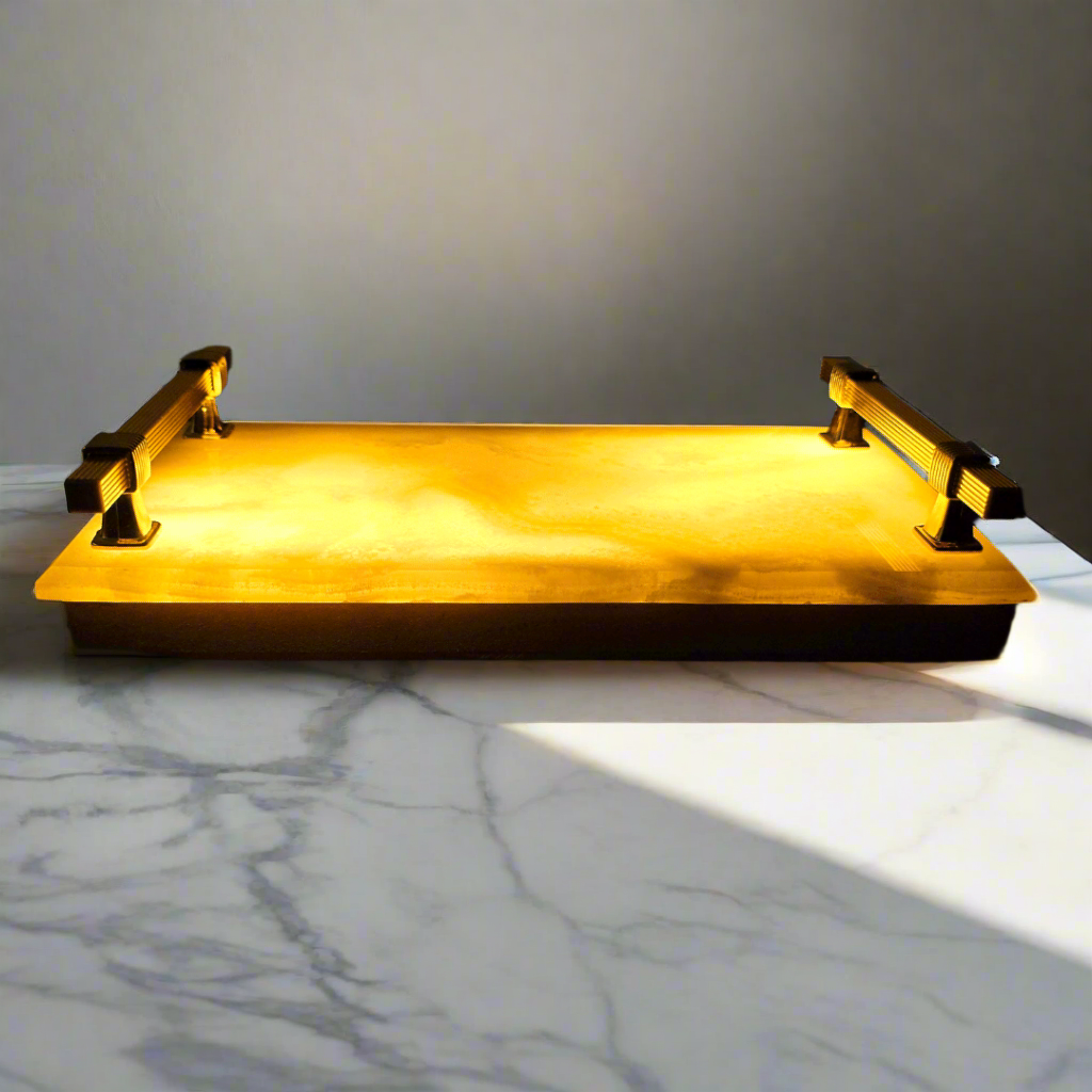 Onyx LED Glow Stone Tray