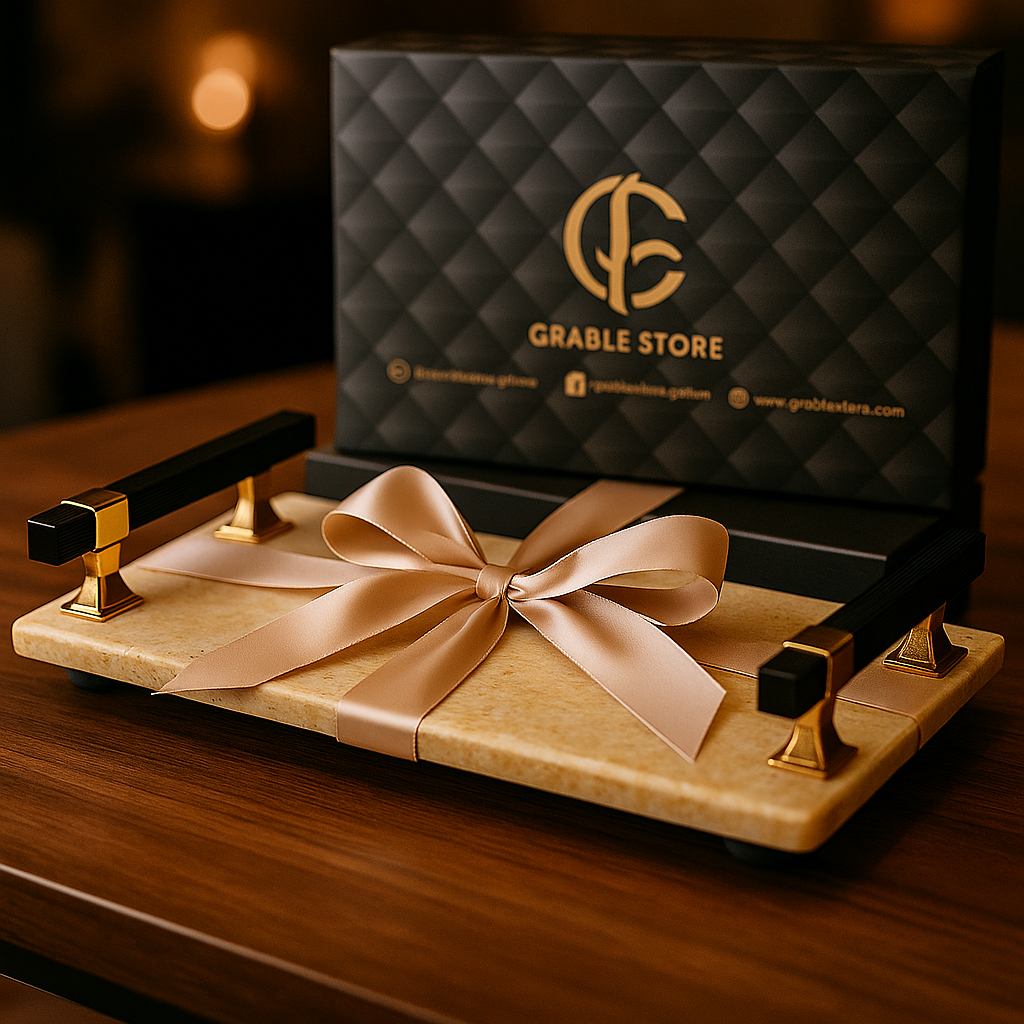 Cream Luxury Marble Tray