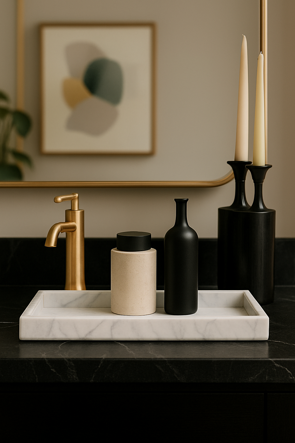 Carrara Bathroom Tray
