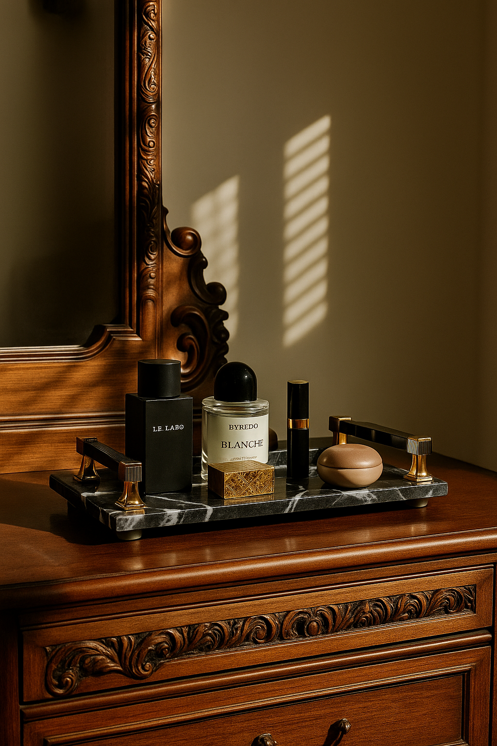 Black Diamond Marble Tray