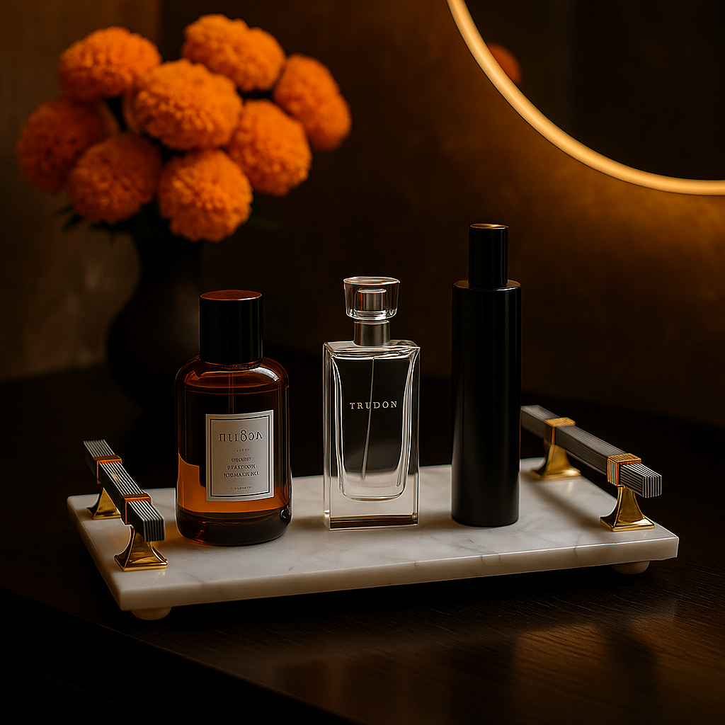 Carrara White Marble Tray