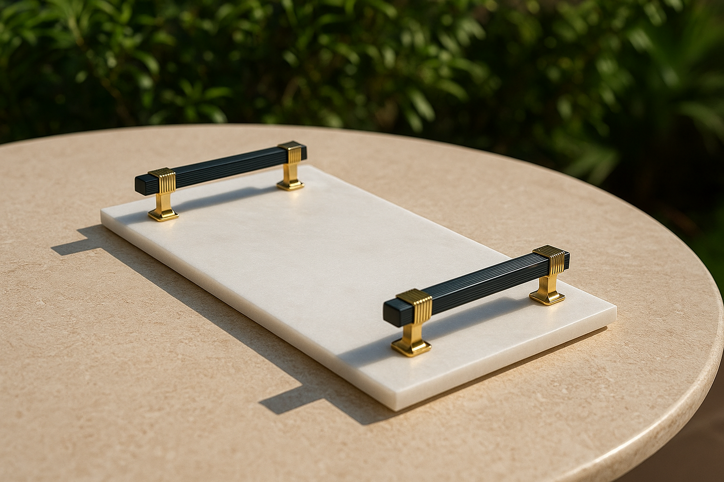 Carrara White Rectangle Platter