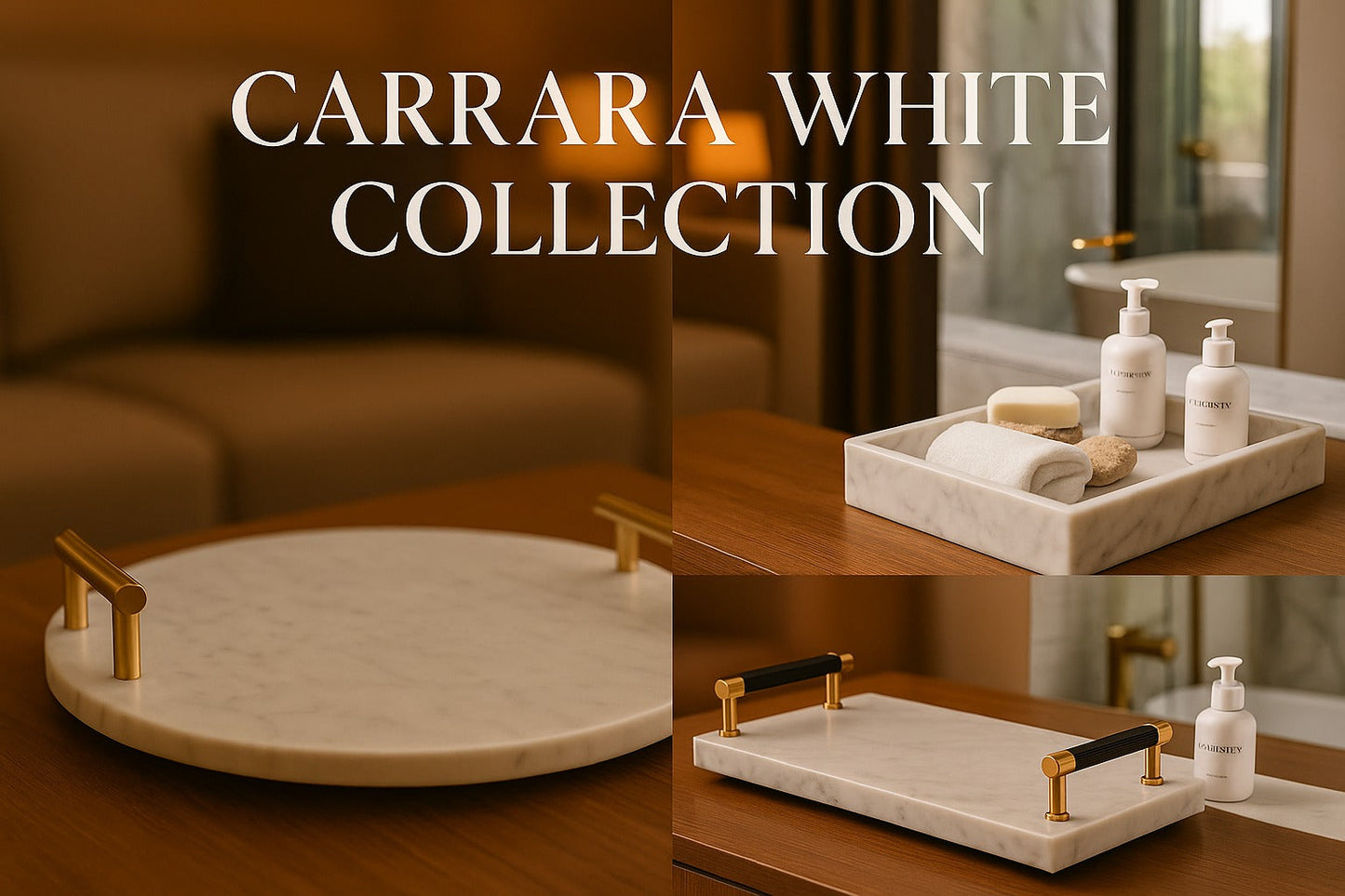 Carrara White Collection – Timeless. Serene. Sophisticated.