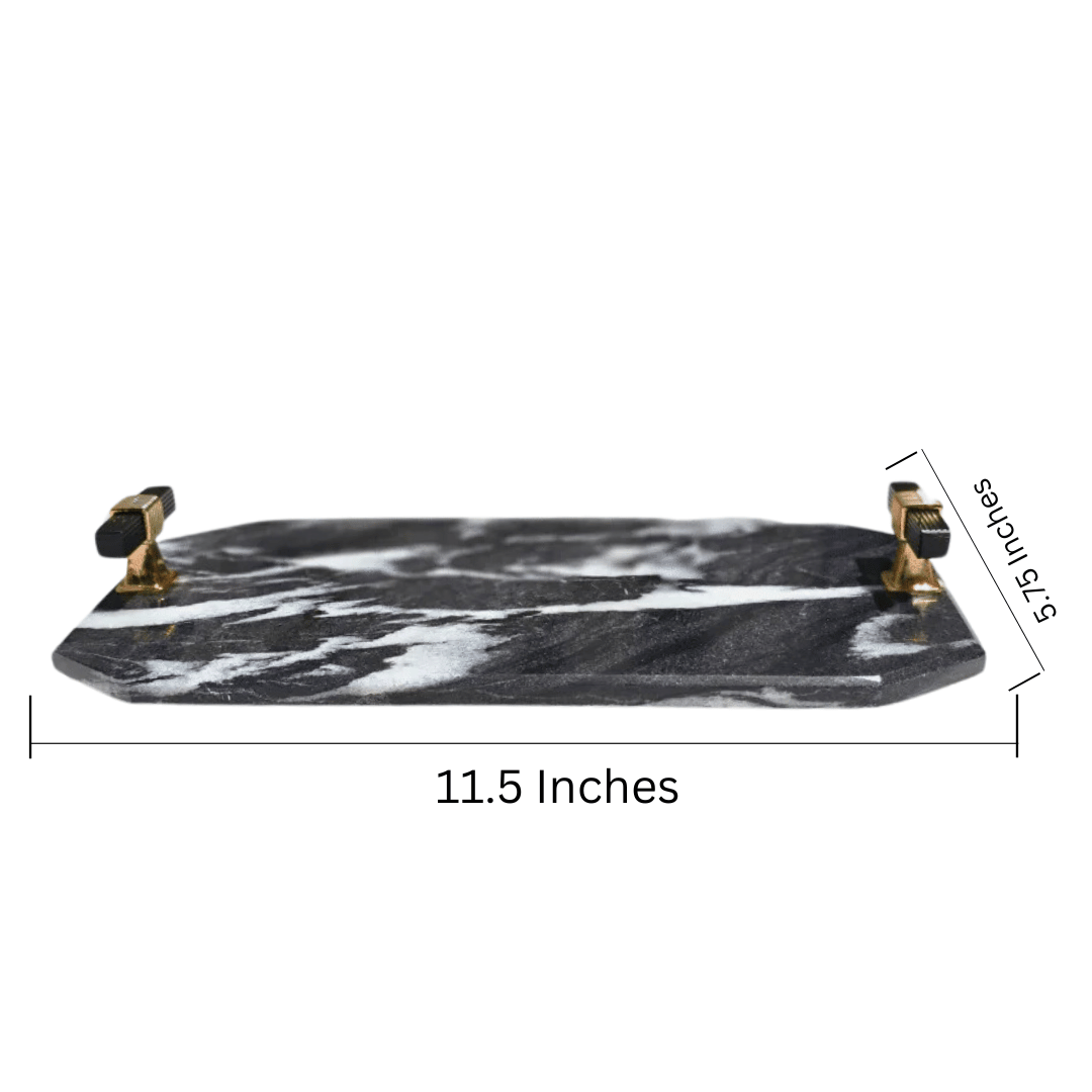 Black Majesty Marble Tray