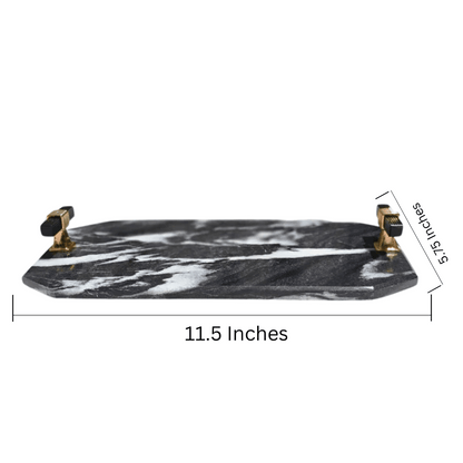 Black Majesty Marble Tray