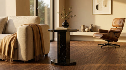 Nero Black Side Table