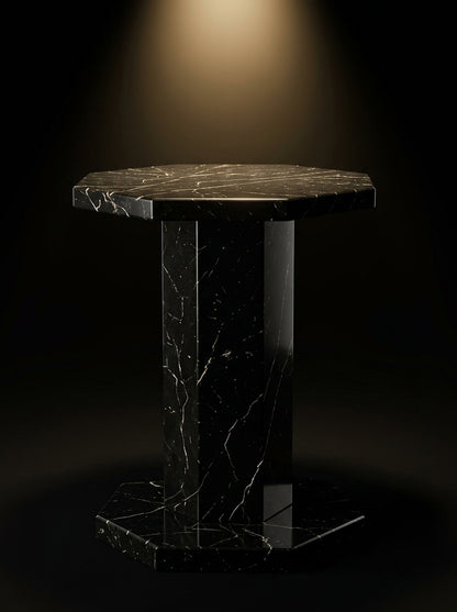 Nero Black Side Table