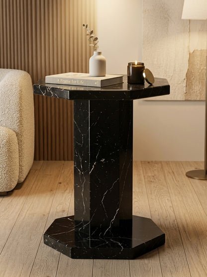 Nero Black Side Table
