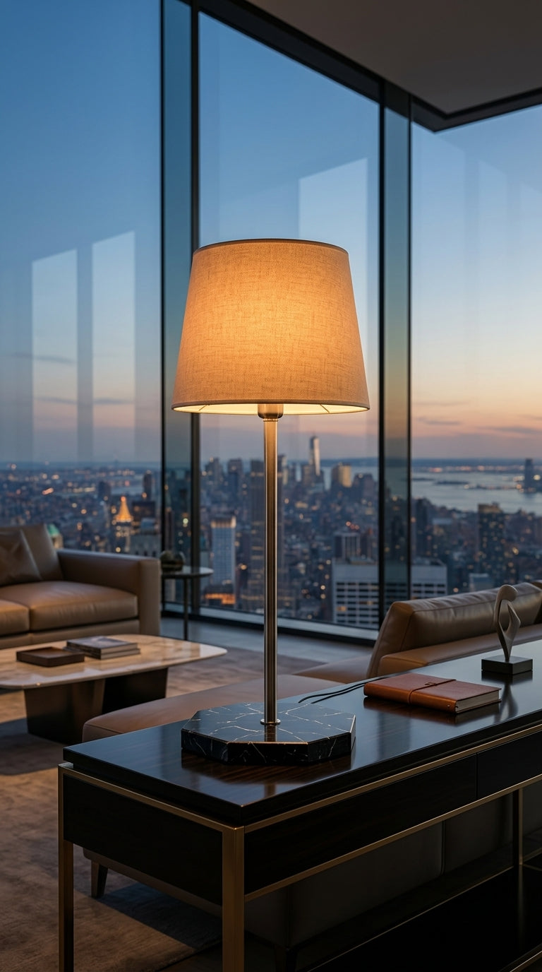 Nero Black LED Lamp
