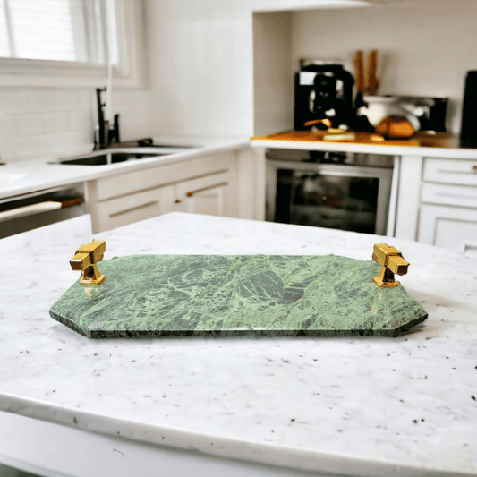 Jungle Jade Marble Tray