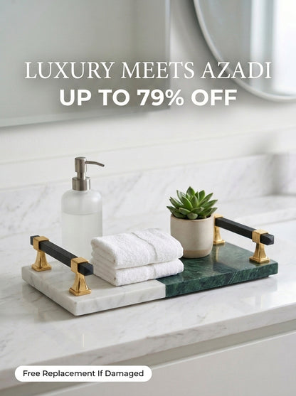 Azadi Luxury Marble Tray