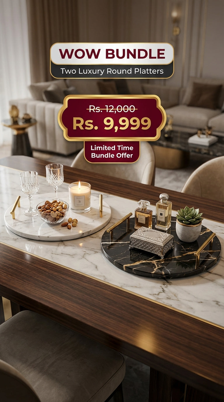 Wow Bundle - 2 Luxury Round Platters