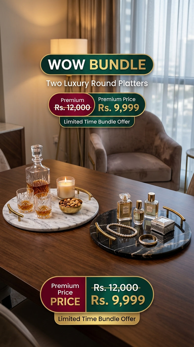 Wow Bundle - 2 Luxury Round Platters