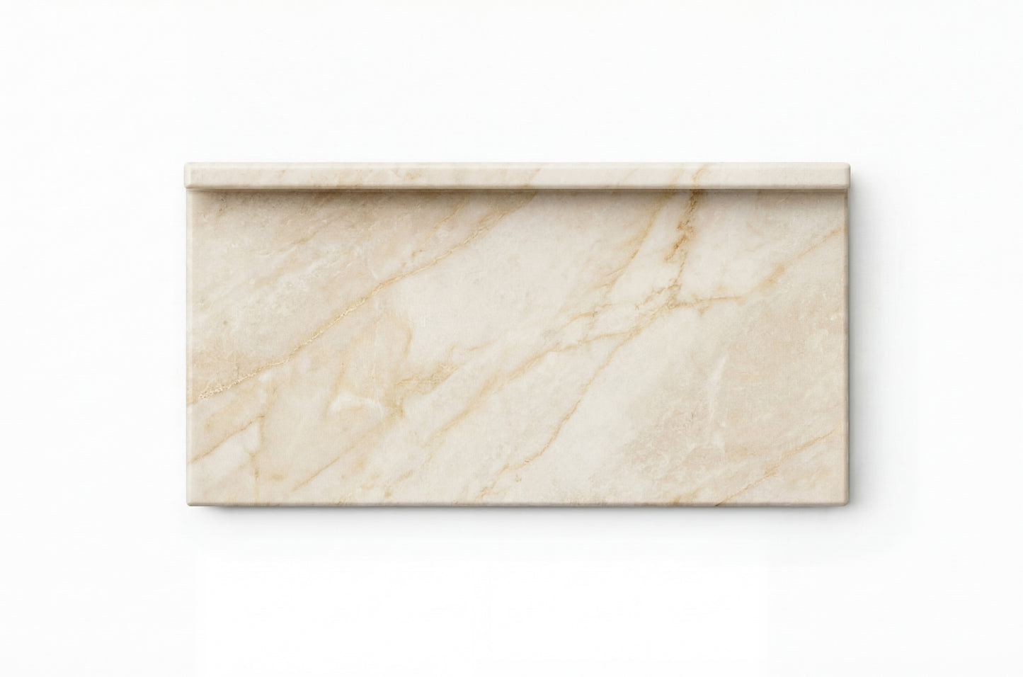 Offset Lip Marble Tray