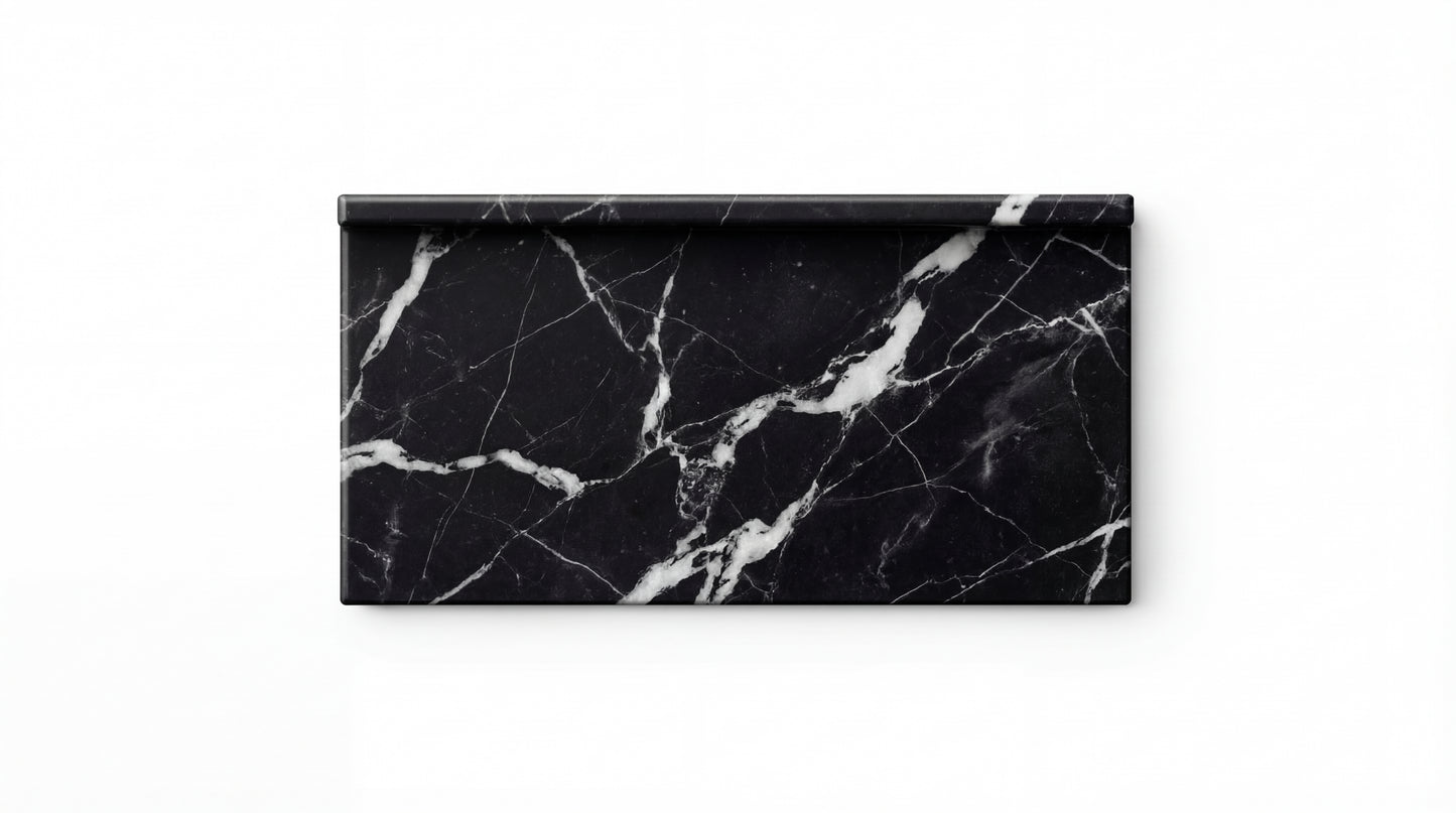 Offset Lip Marble Tray