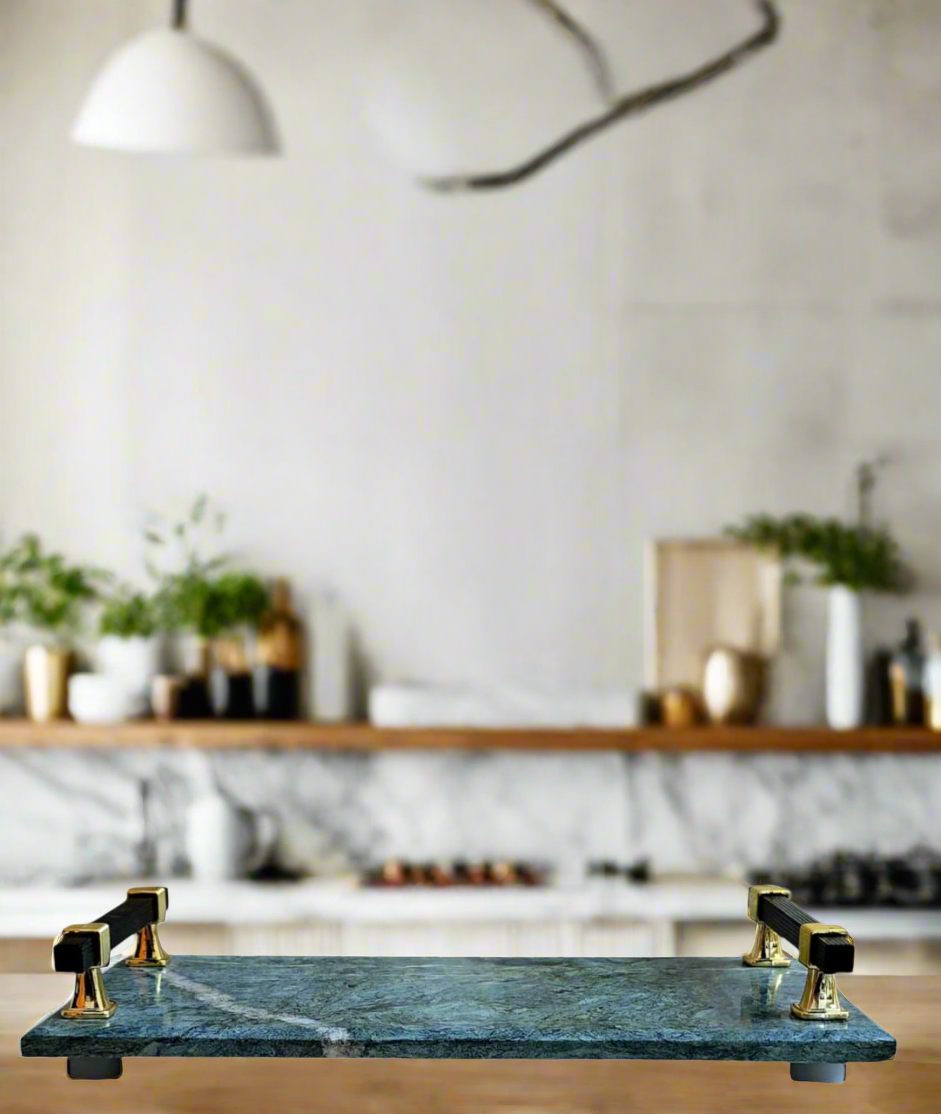 Green Luxury Marble Tray