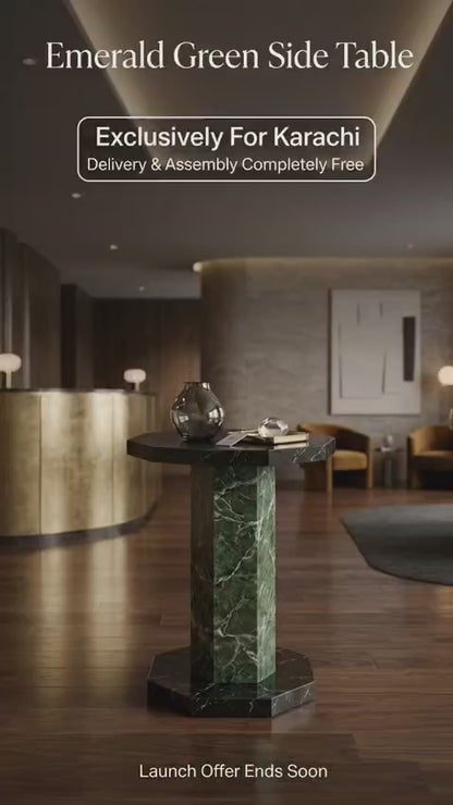 Emerald Green Side Table