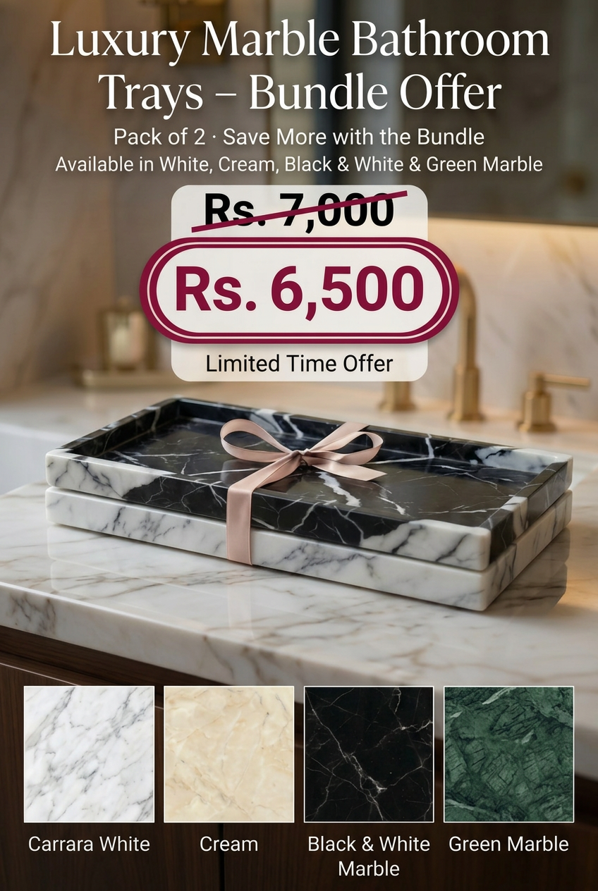 Revised alternate black marble tray banner