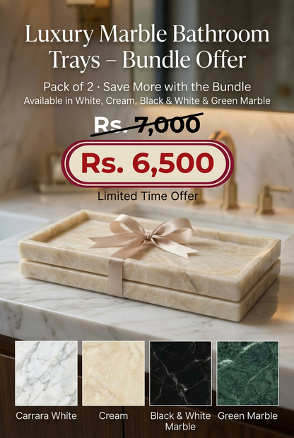Revised cream marble tray banner