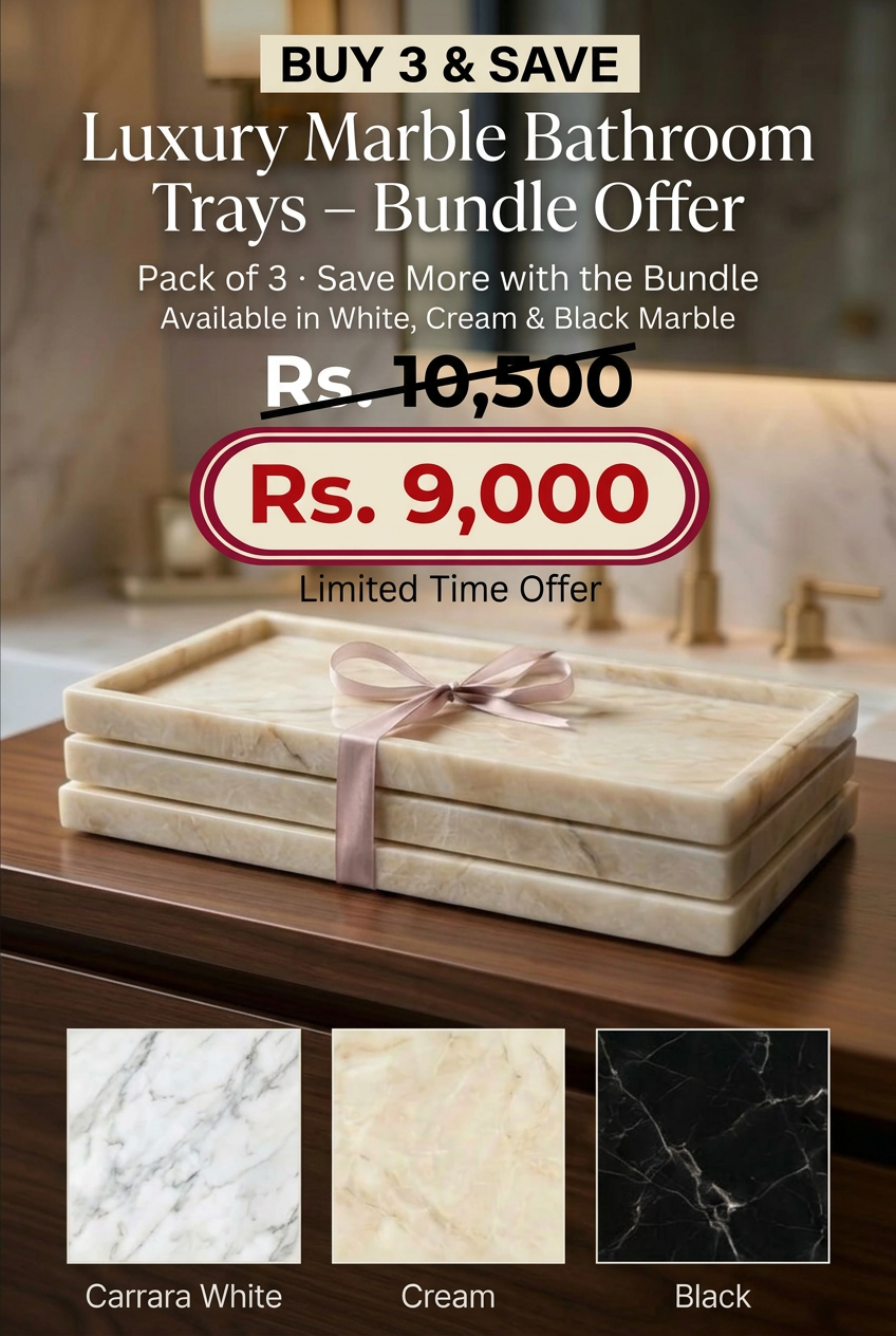 Revised pack-of-3 cream marble banner
