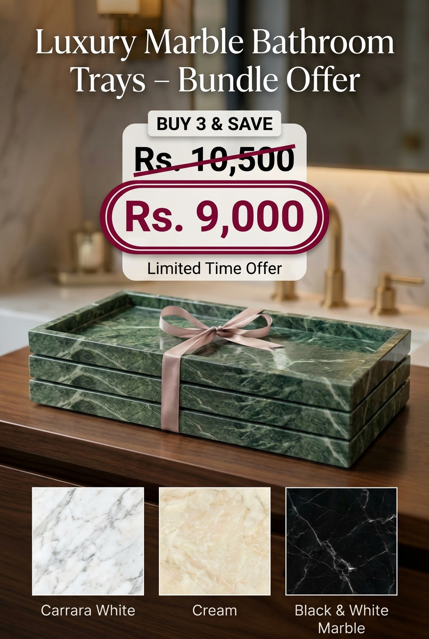 Revised pack-of-3 green marble banner