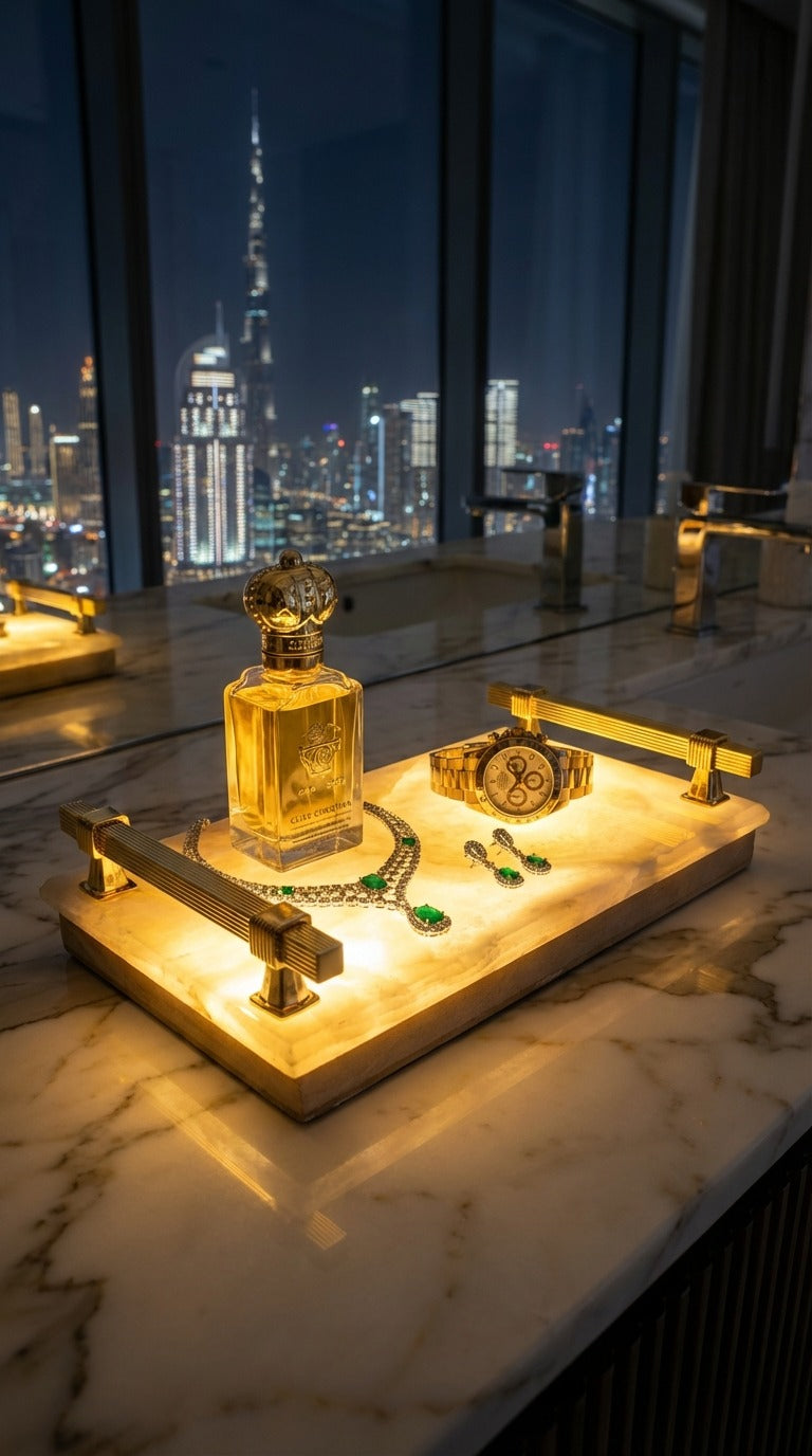 Onyx LED Glow Stone Tray