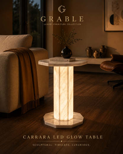 Carrara LED Glow Table