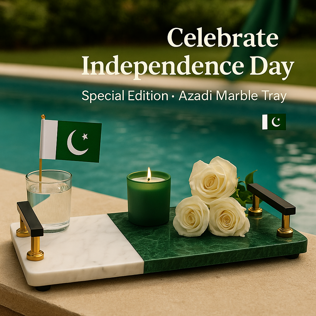 Azadi Luxury Marble Tray