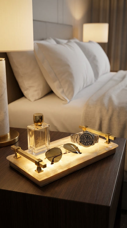 Onyx LED Glow Stone Tray