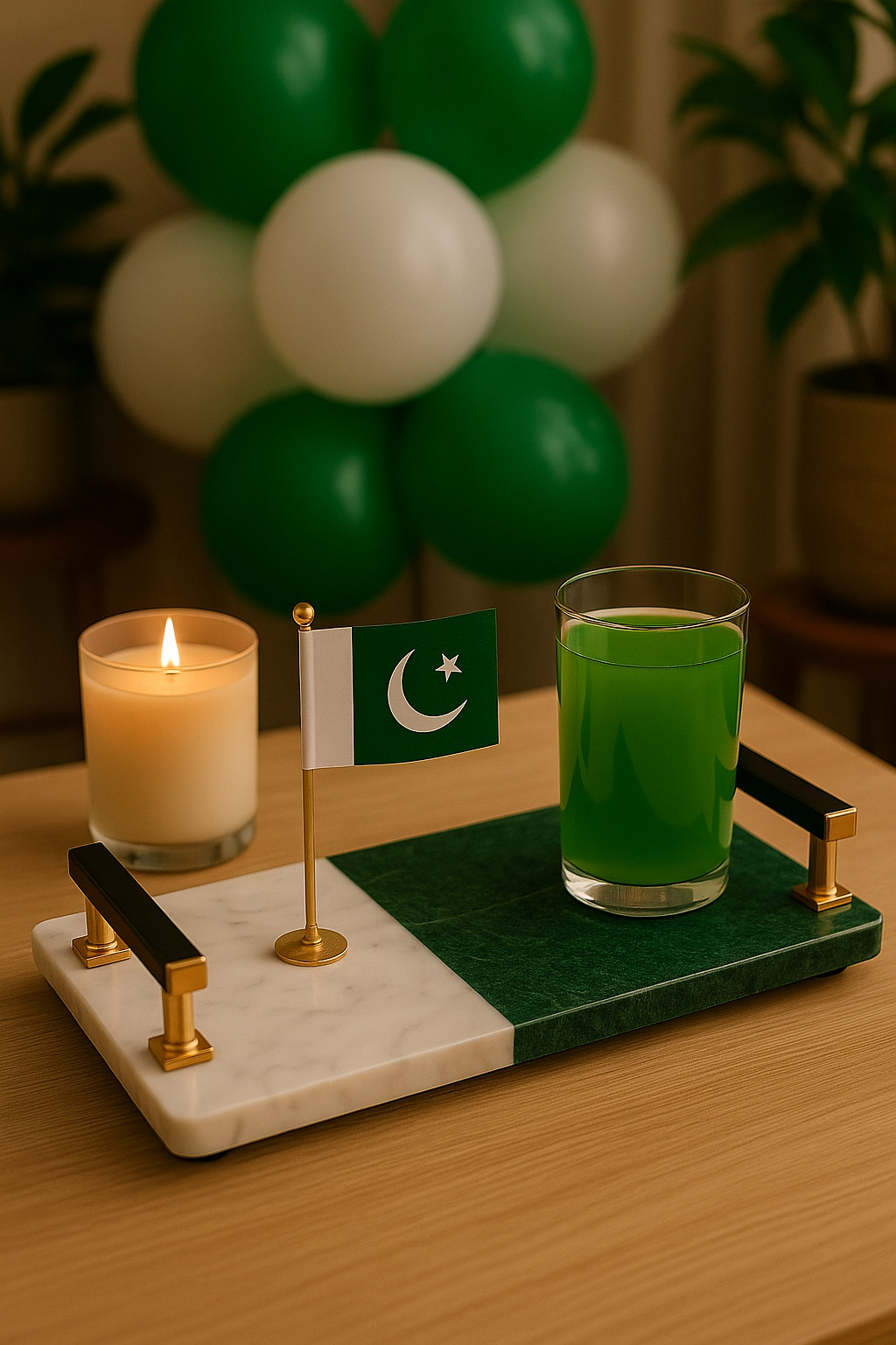 Azadi Luxury Marble Tray