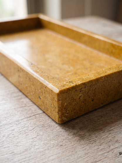 Gold Marble Vanity Tray