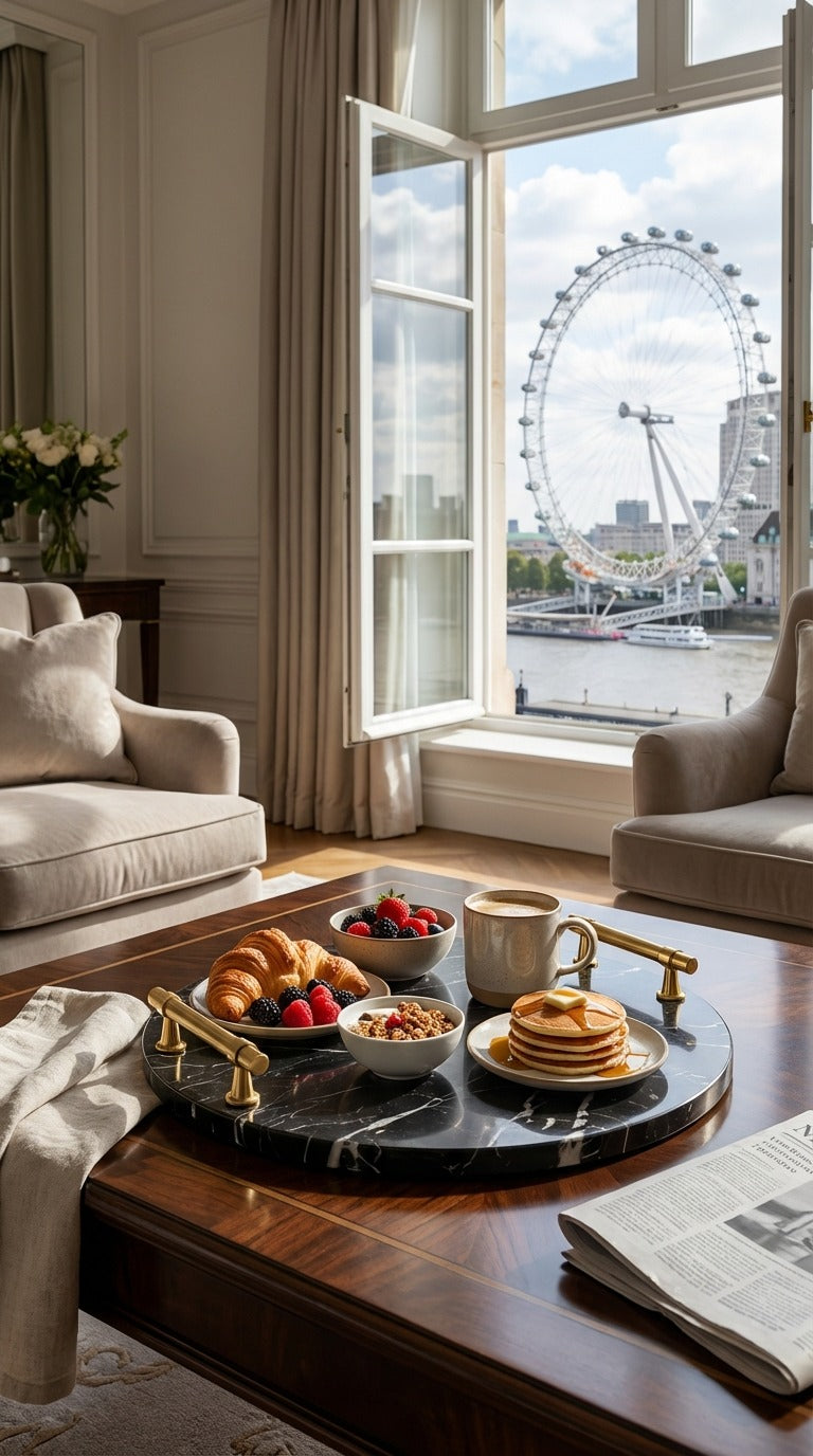 Black Diamond Round Platter