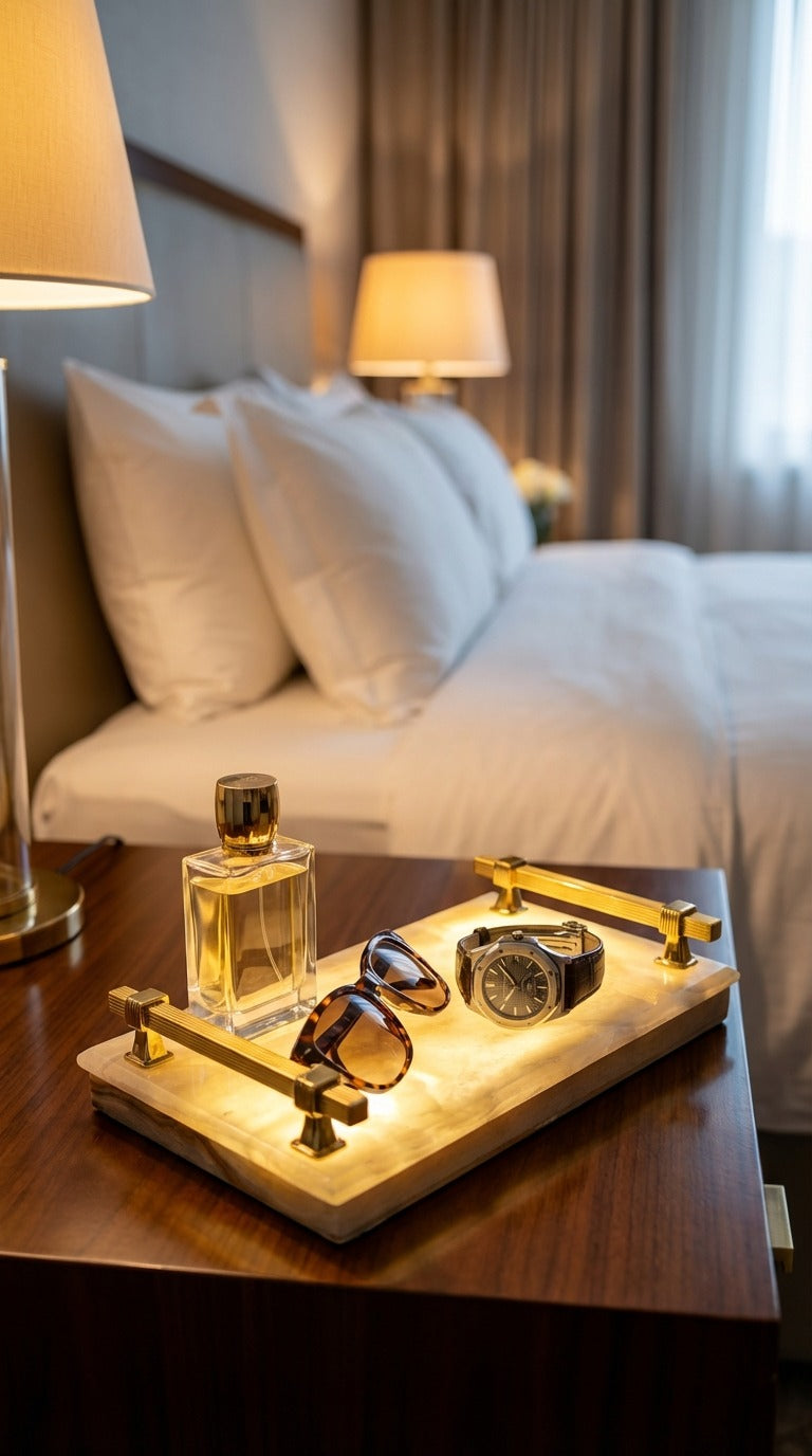 Onyx LED Glow Stone Tray